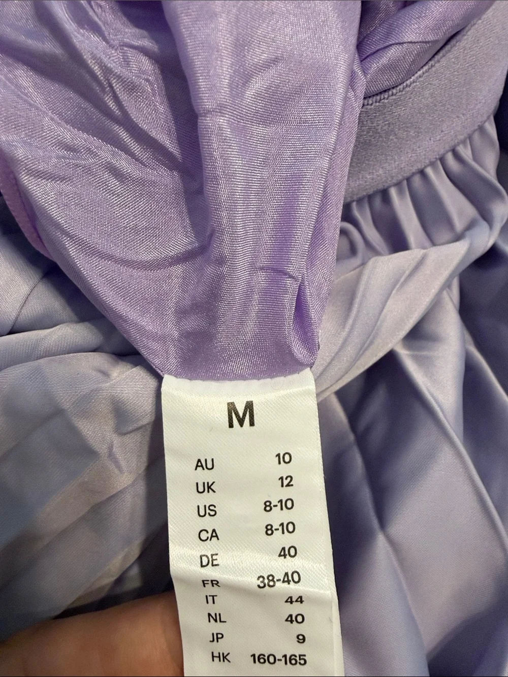 Lilysilk Pleated Lavender Midi Skirt - Women size M brand new length 30” W 26” - Picture 7 of 9